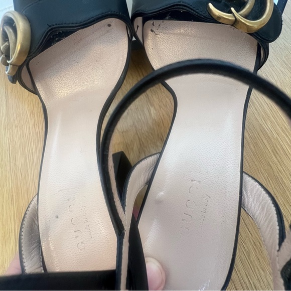Gucci Black Marmont 105 Heel - Picture 3 of 11